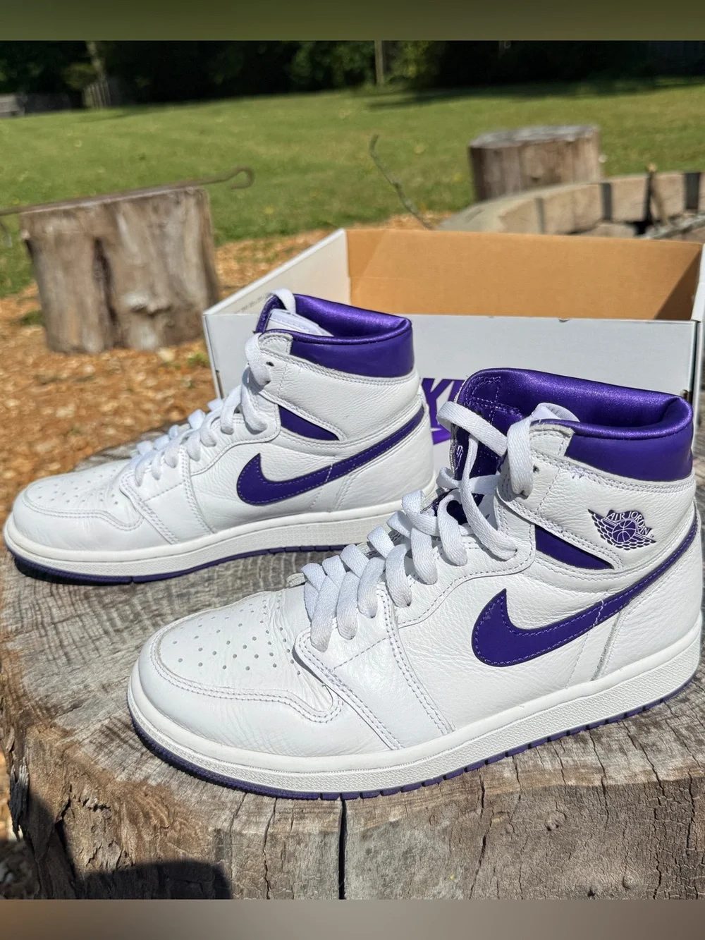 Nike Air Jordan 1 High OG “Court Purple” High Top Sneakers Women’s Size 7.5